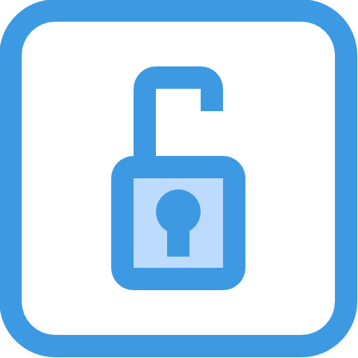 desbloqueado icono gratis