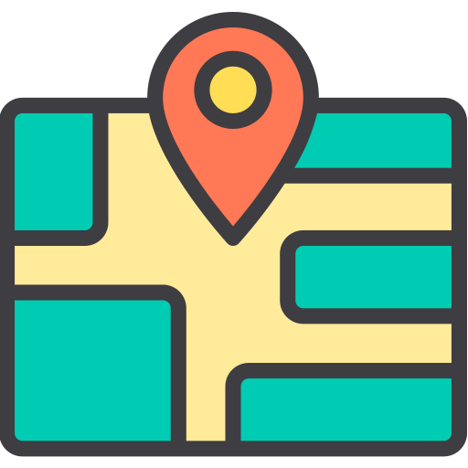 mapa icono gratis