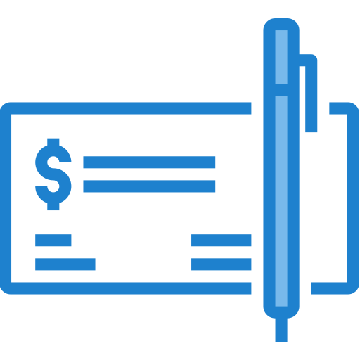 cheque icono gratis