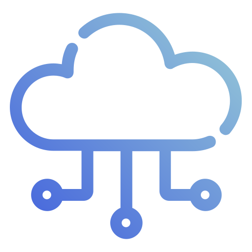 computación en la nube icono gratis