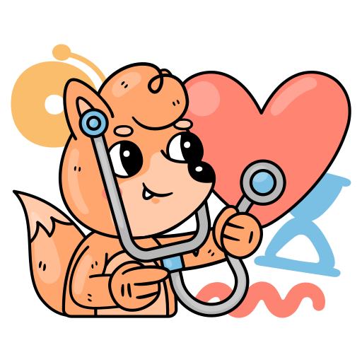 Stethoscope free sticker