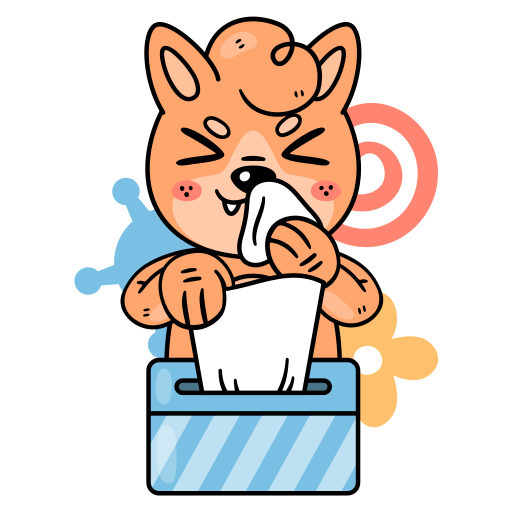 Tissue box free sticker Tissue box free sticker