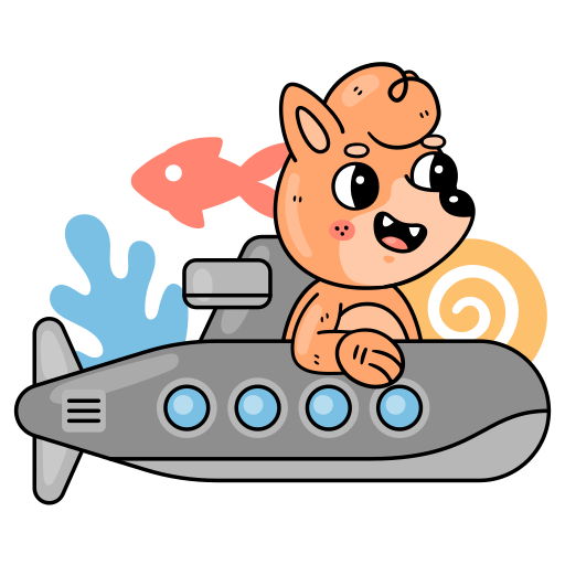 Submarine free sticker Submarine free sticker