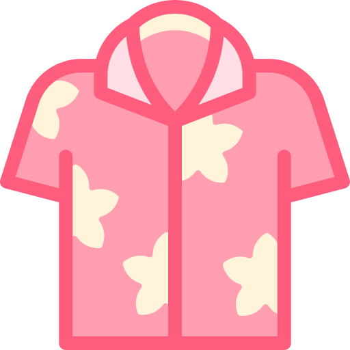 camisa de verano icono gratis