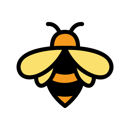 abeja icono gratis