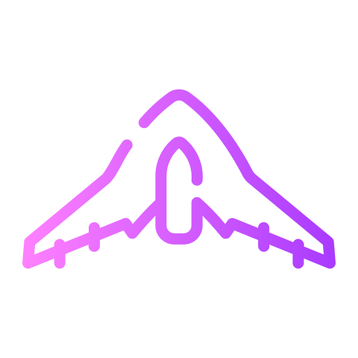 Flying wing free icon