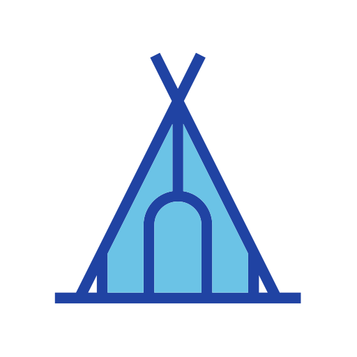 캠핑 무료 아이콘