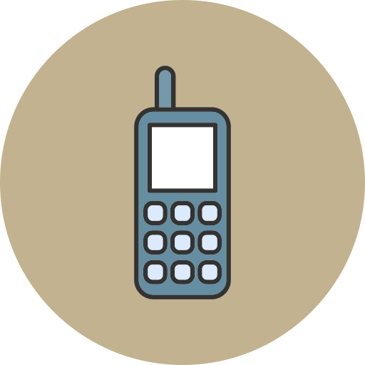 telefono viejo icono gratis