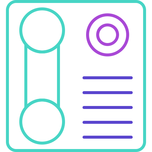 teléfono de pared icono gratis