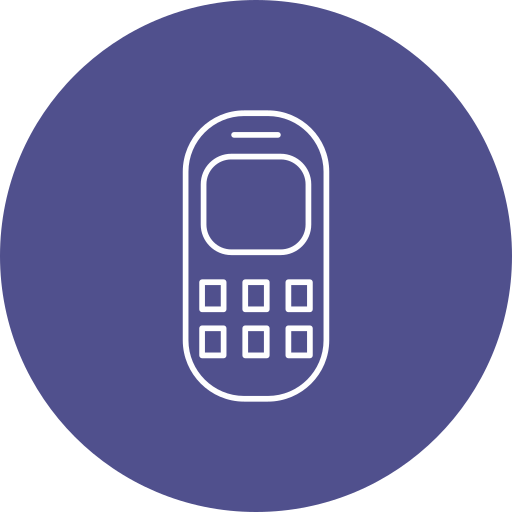 telefono viejo icono gratis