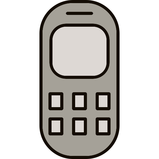 telefono viejo icono gratis