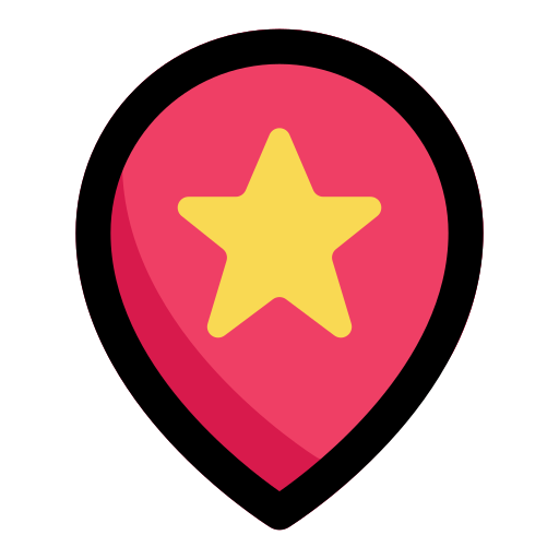 marca de ubicación icono gratis