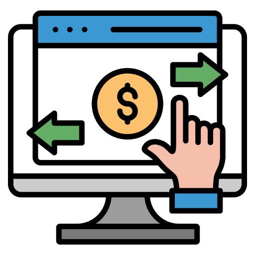 transacción icono gratis