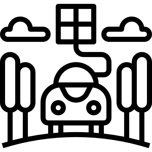 coche eléctrico icono gratis