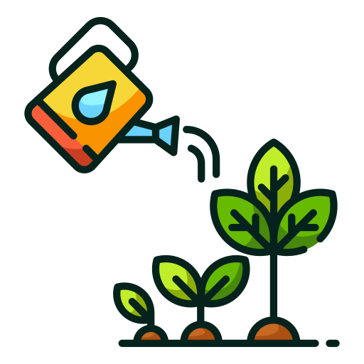 regando plantas icono gratis