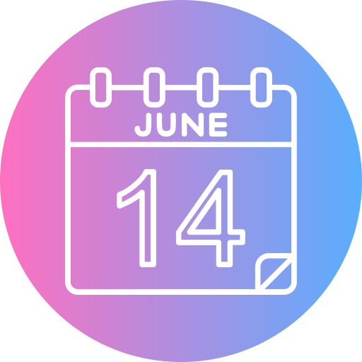 14 de junio icono gratis