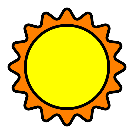 Sun free icon