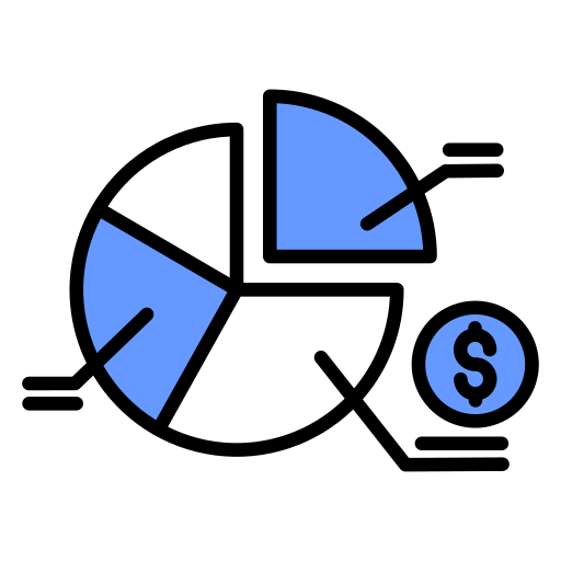 gráfico circular icono gratis