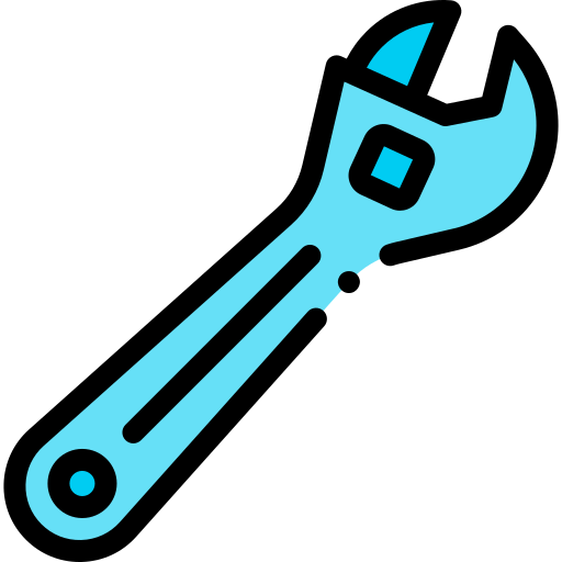 llave inglesa icono gratis