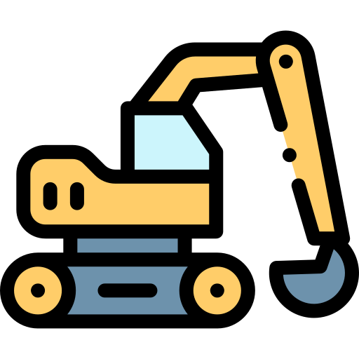 excavatrice Icône gratuit excavatrice Icône gratuit