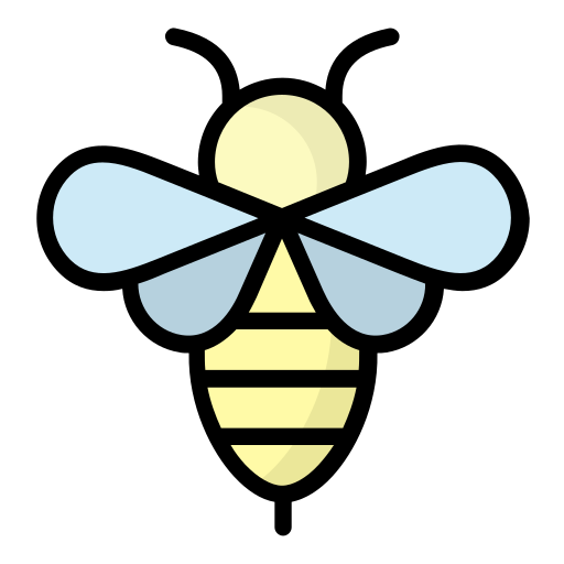 abeja icono gratis