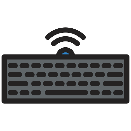 teclado inalambrico icono gratis
