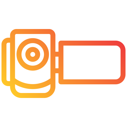 grabadora de vídeo icono gratis
