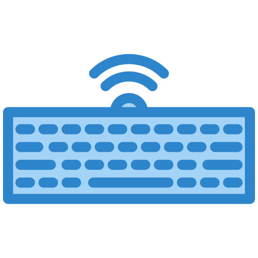 teclado inalambrico icono gratis
