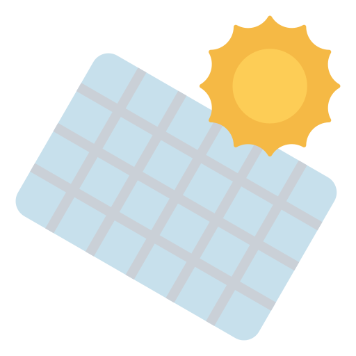 panel solar icono gratis