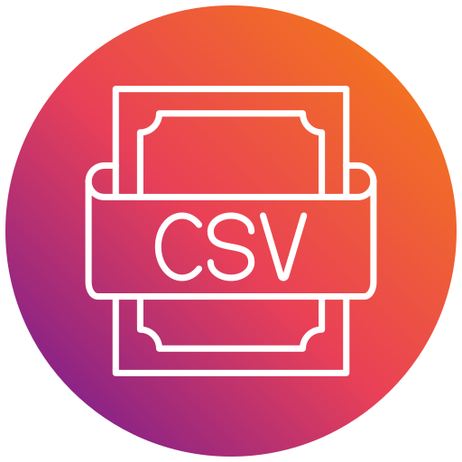 csv icono gratis