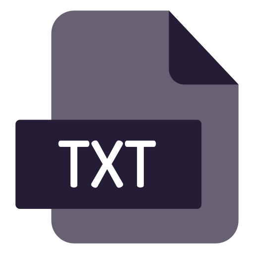 txt icono gratis