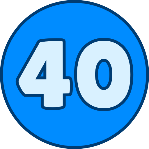 40 Icône gratuit 40 Icône gratuit