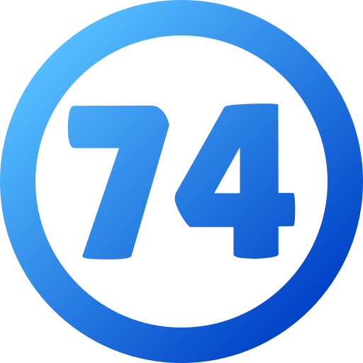 74 Icône gratuit 74 Icône gratuit