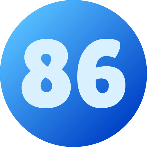 86 icono gratis