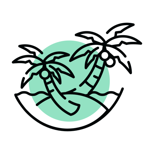 palmera icono gratis