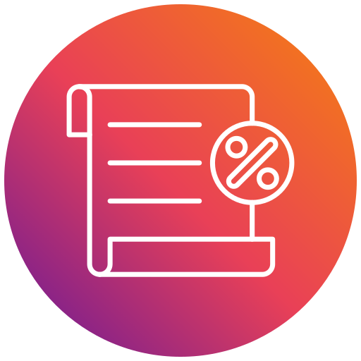 impuesto icono gratis