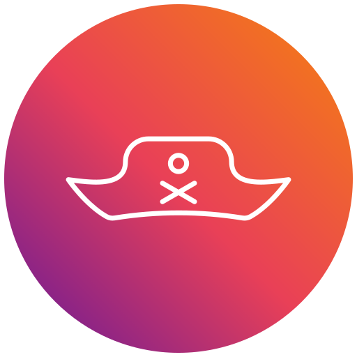 sombrero pirata icono gratis