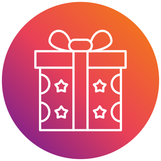 caja de regalo icono gratis