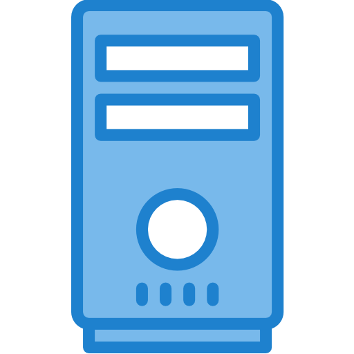 Computer itim2101 Blue icon