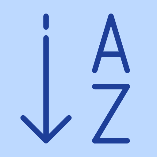 alphabétique Icône gratuit alphabétique Icône gratuit