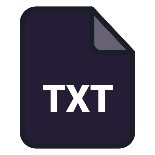 txt icono gratis