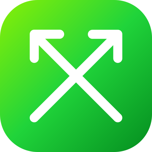 Two arrow free icon
