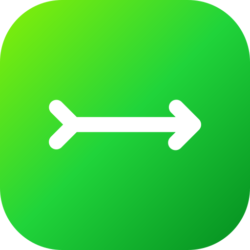 flecha correcta icono gratis