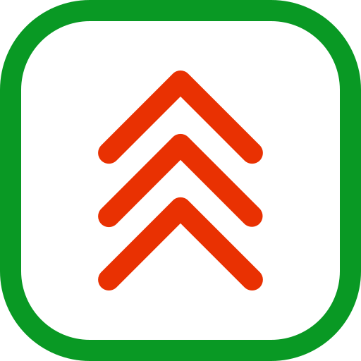 flecha arriba icono gratis