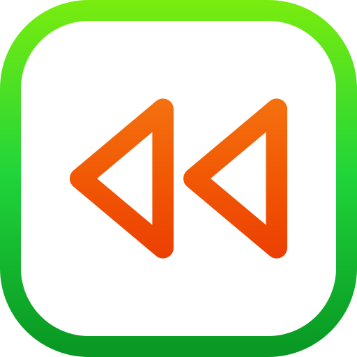 retroceso rápido icono gratis