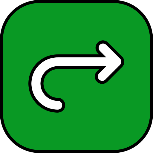 Turn right free icon