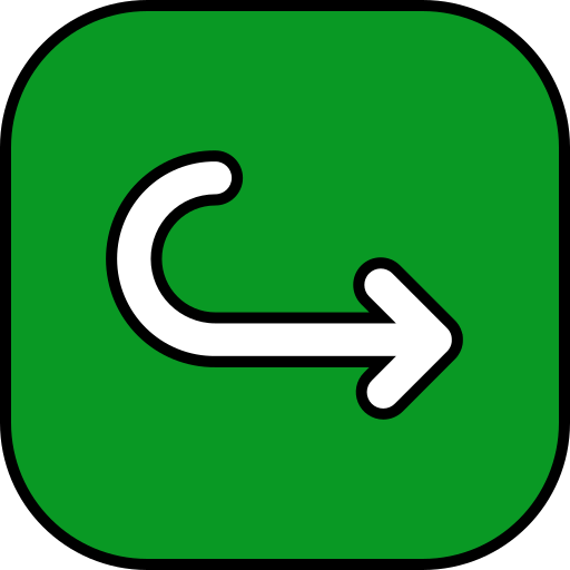 Turn right free icon Turn right free icon