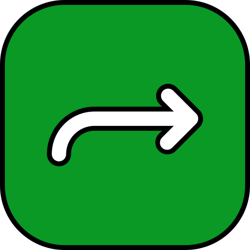 Turn right free icon Turn right free icon