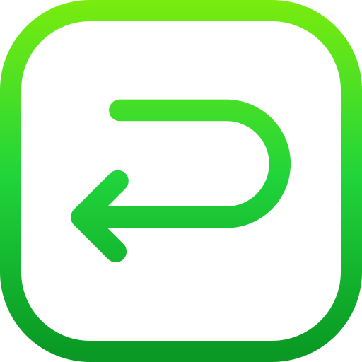 Turn left free icon Turn left free icon