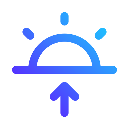 amanecer icono gratis